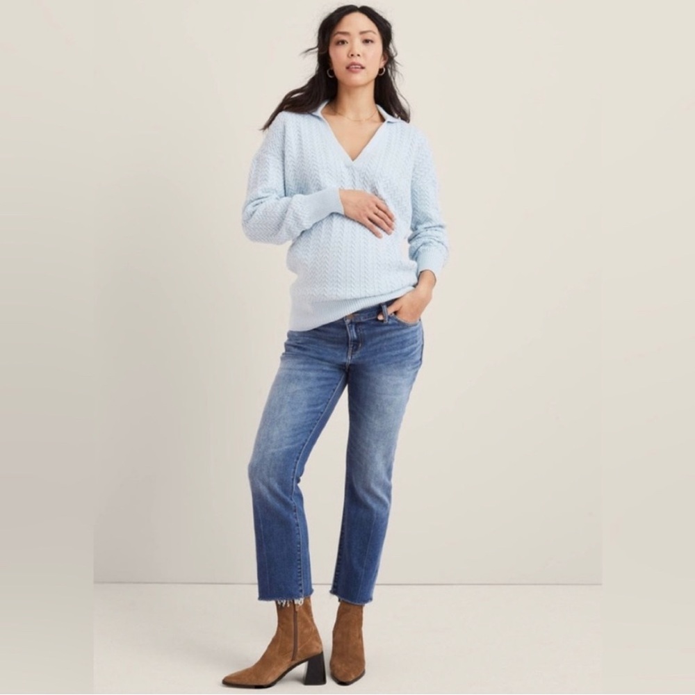 HATCH The Crop Maternity Jean 
Size 27